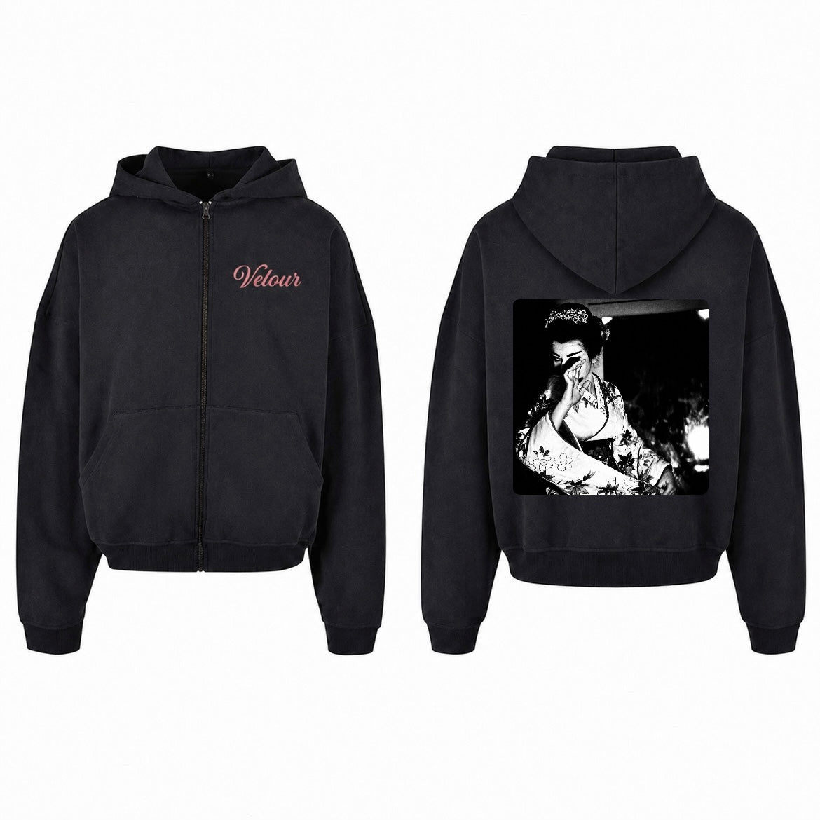 MADAME BUTTERFLY — SIGNATURE ZIP HOODIE